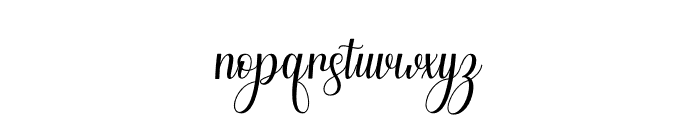 Maria Christmas Font LOWERCASE