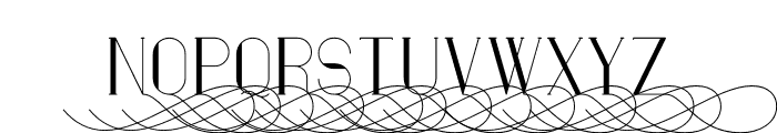 Maria Swashes3 Font UPPERCASE