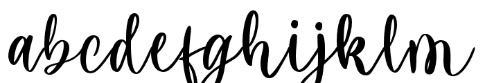 MariaHeart-Regular Font LOWERCASE