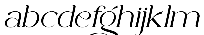 Mariegold-Italic Font LOWERCASE