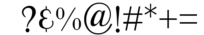 Mariegold Serif Font OTHER CHARS