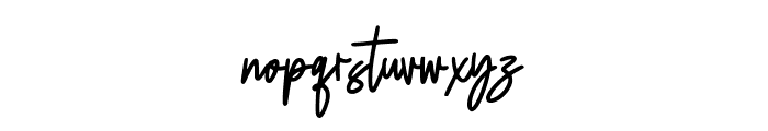 MariekaSignature-Regular Font LOWERCASE