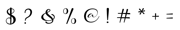 Marigold-Regular Font OTHER CHARS