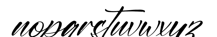 Marilota Italic Font LOWERCASE