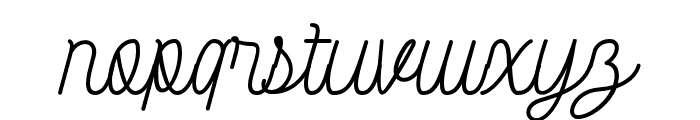 Marilynd Script Font LOWERCASE