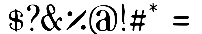 MarinaioSerif-Medium Font OTHER CHARS