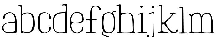 MarinaioSerif-Thin Font LOWERCASE
