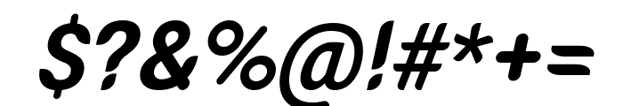 Marinda Italic Font OTHER CHARS