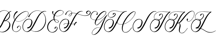 Mariposa Font UPPERCASE