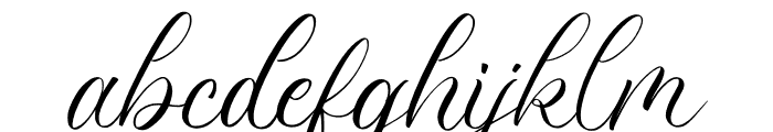 Mariposa Font LOWERCASE