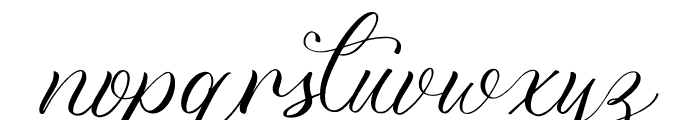Mariposa Font LOWERCASE