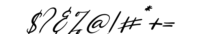 Marira Binttang Italic Font OTHER CHARS