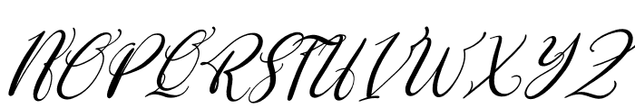 Marira Binttang Italic Font UPPERCASE