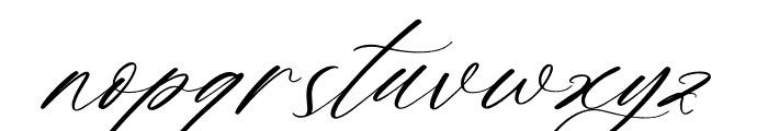 Maristya Juliette Italic Font LOWERCASE