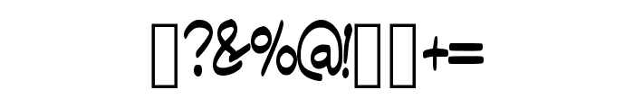 Marjinman Regular Font OTHER CHARS