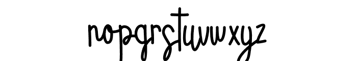 Marker Christmas Font LOWERCASE