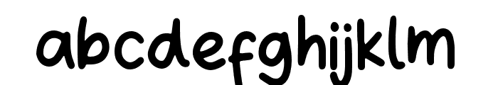 Marker-Regular Font LOWERCASE
