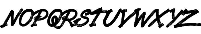 Markerix-Regular Font UPPERCASE