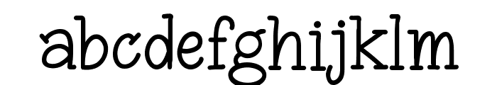 Marking First Font LOWERCASE