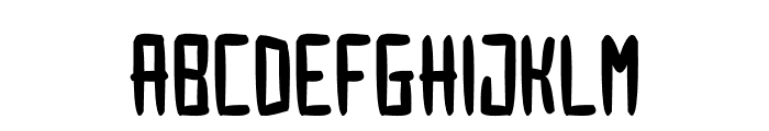 Markochop Font LOWERCASE