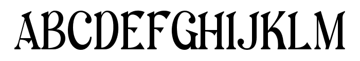 Marlborough Regular Font UPPERCASE