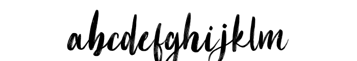 MarleyGarden-Regular Font LOWERCASE