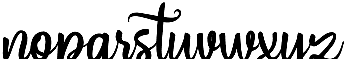 Marlime Font LOWERCASE