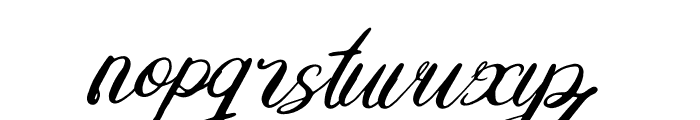 Marlina Italic Font LOWERCASE