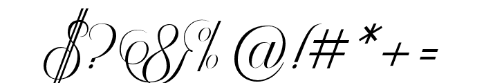 Marlina-Regular Font OTHER CHARS