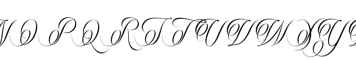 Marlina-Regular Font UPPERCASE