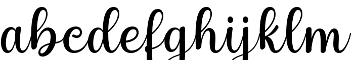 MarlistaBeauty-Regular Font LOWERCASE