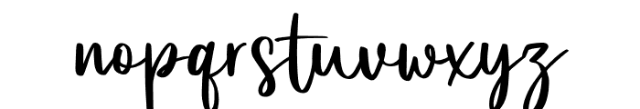 Marlisty Font LOWERCASE