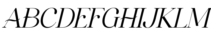 Marllgon Italic Font UPPERCASE