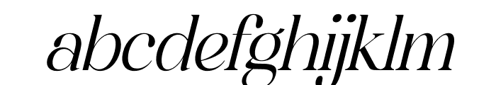 Marllgon Italic Font LOWERCASE