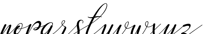 Marllisha Italic Font LOWERCASE