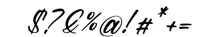 Marmhott Jengala Italic Font OTHER CHARS