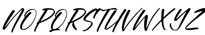 Marmhott Jengala Italic Font UPPERCASE