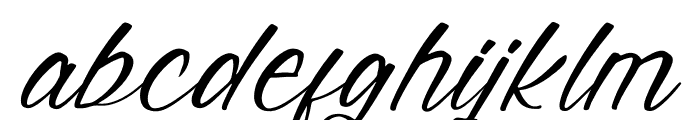 Marmhott Jengala Italic Font LOWERCASE