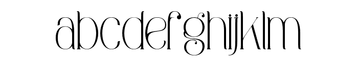 Marons and Glance Regular Font LOWERCASE