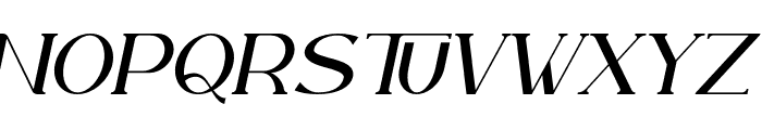 Marquela Italic Font UPPERCASE
