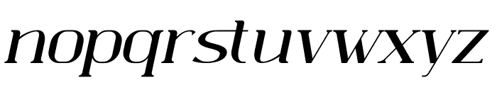 Marquela Italic Font LOWERCASE