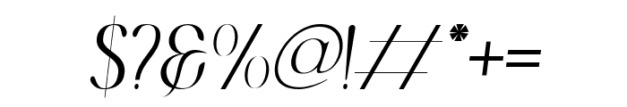 Marquis-Oblique Font OTHER CHARS