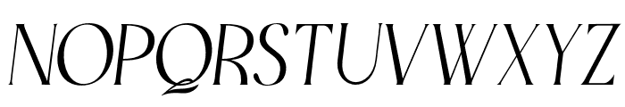 Marquis-Oblique Font UPPERCASE