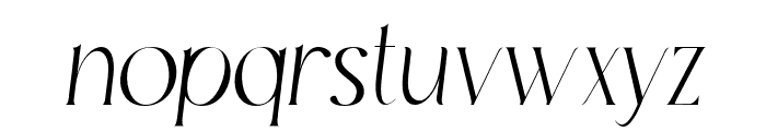 Marquis-Oblique Font LOWERCASE