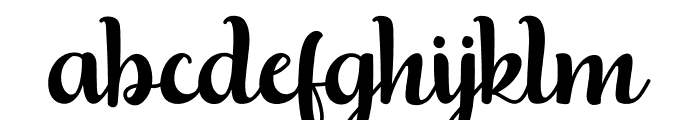 Married Font LOWERCASE