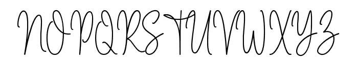 Marselin Signature Font UPPERCASE