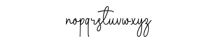 Marselin Signature Font LOWERCASE