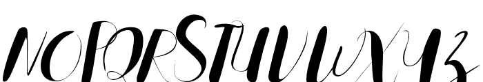 Marseline-Regular Font UPPERCASE