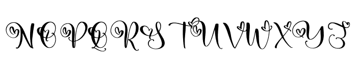 Marsha Beauty Font UPPERCASE