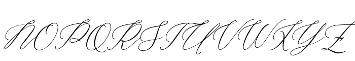 Marshella Italic Font UPPERCASE